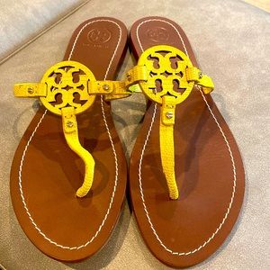 Tory Burch yellow sandals